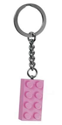 LEGO Porte-clés 852273 Porte-clés Brique rose LEGO