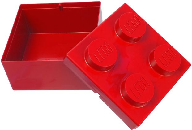 LEGO Rangement 853234 Brique de rangement rouge 4 plots