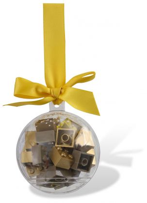 LEGO Saisonnier 853345 Décoration de Noël avec briques dorées