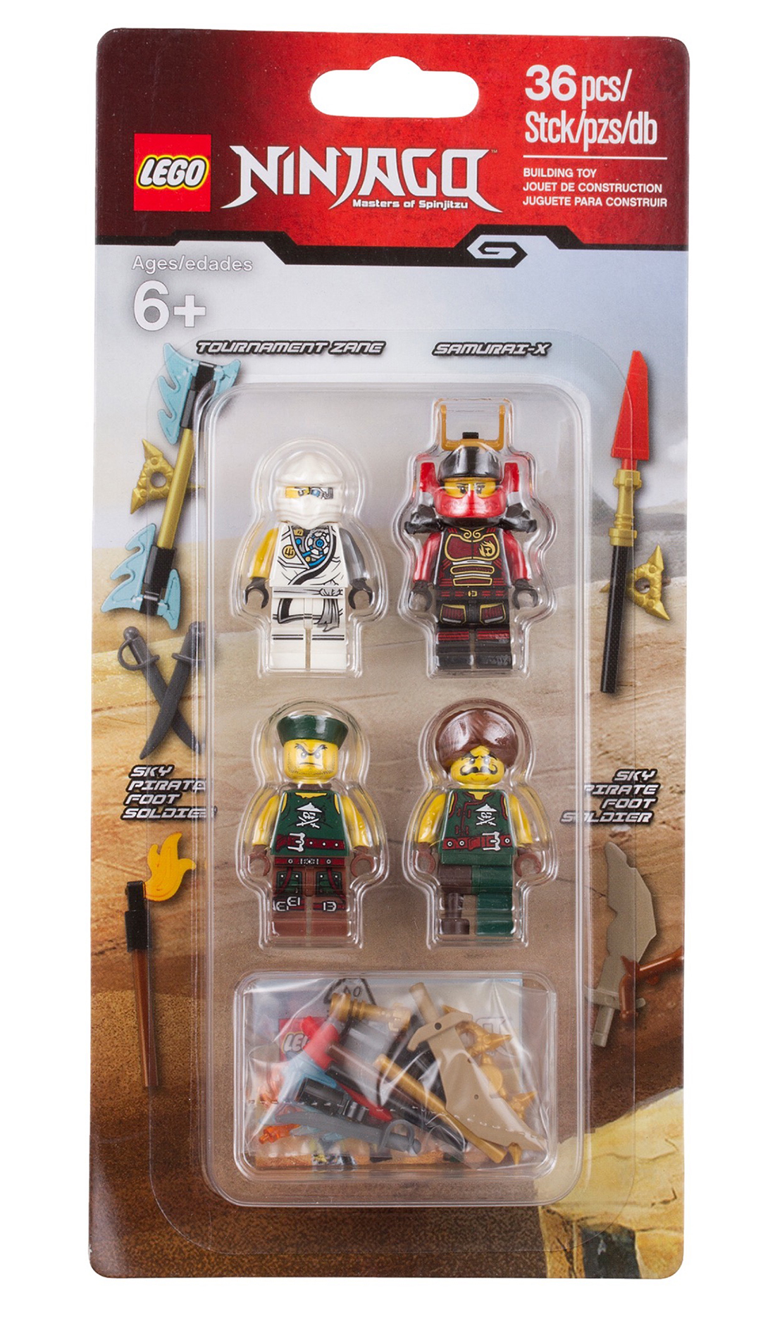 LEGO Ninjago 853544 pas cher, Ensemble d'accessoires LEGO NINJAGO