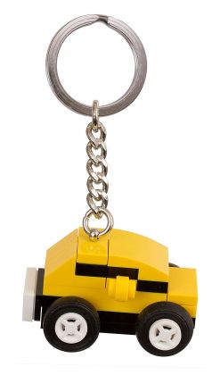LEGO Porte-clés 853573 Porte-bonheur Voiture jaune LEGO
