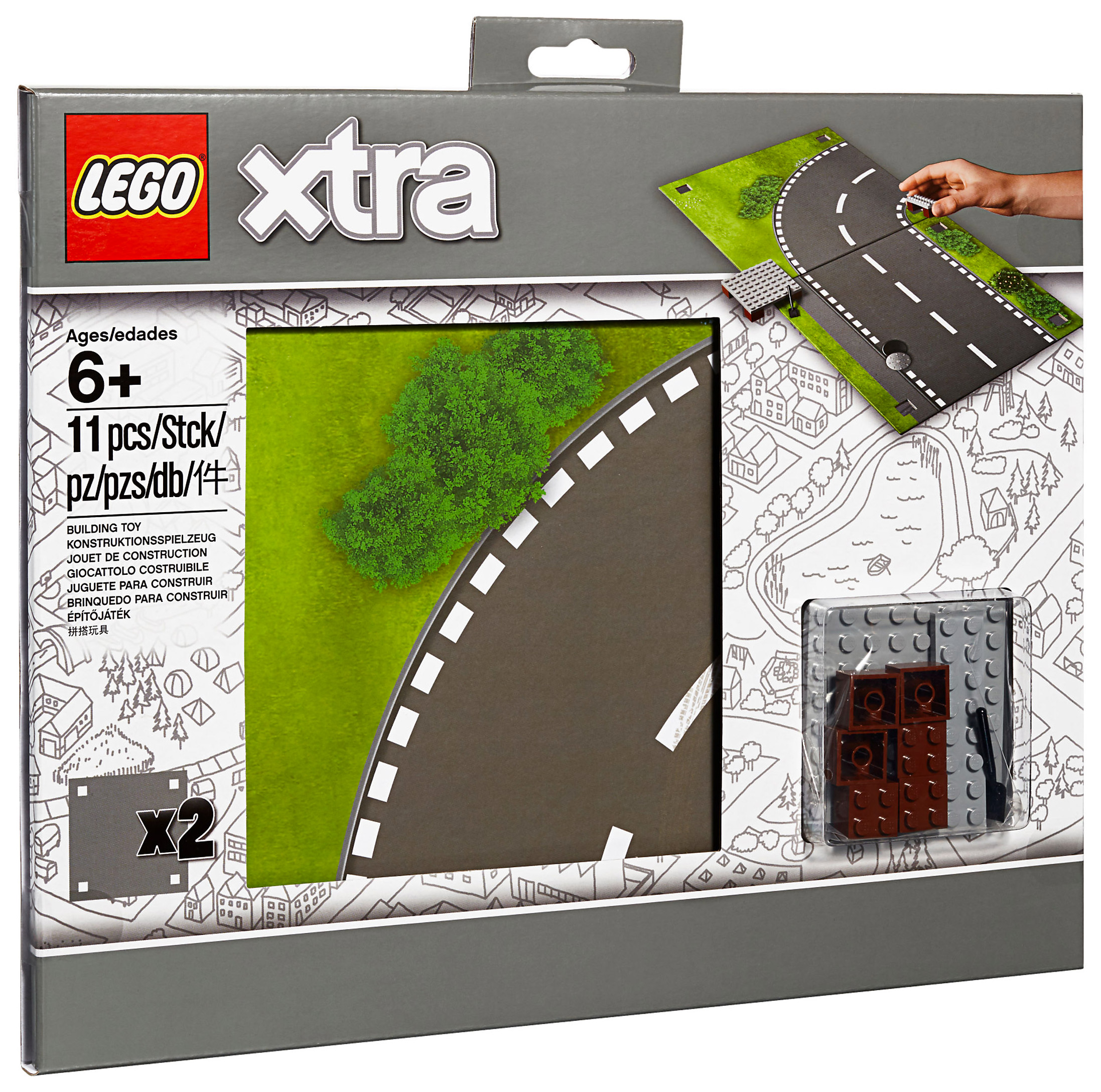 LEGO Objets divers 853840 pas cher, LEGO Xtra - Tapis de jeu La