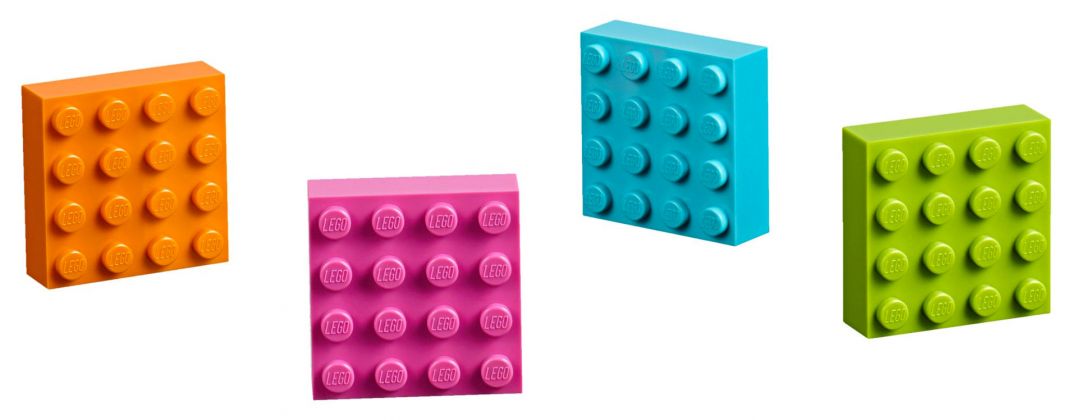 LEGO Objets divers 853900 Aimants en brique 4x4 LEGO