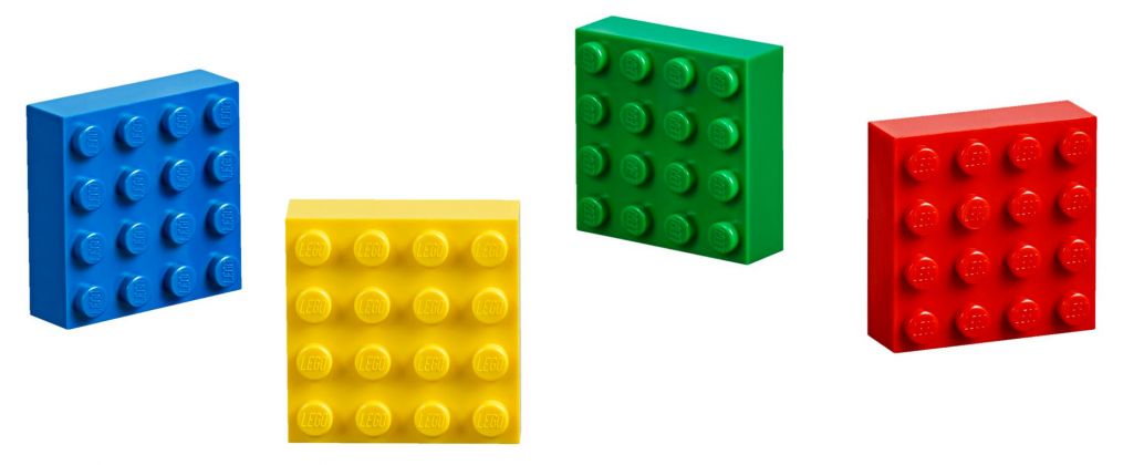 LEGO Objets divers 853915 Aimants classiques en brique LEGO 4x4