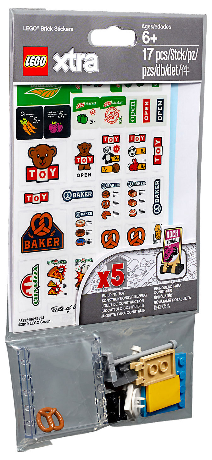 LEGO Objets divers 853921 pas cher, Autocollants brique LEGO Xtra