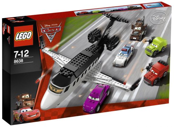 LEGO Cars 8638 L'évasion du jet espion