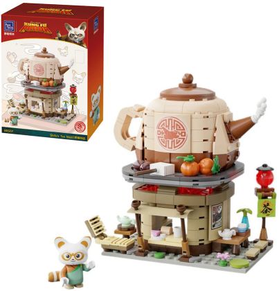Pantasy Kung Fu Panda 86507 Le stand de thé de Shifu