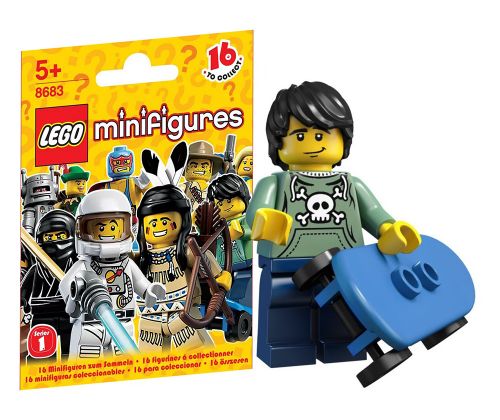 LEGO Minifigures 8683-06 Série 1 - Le skateur
