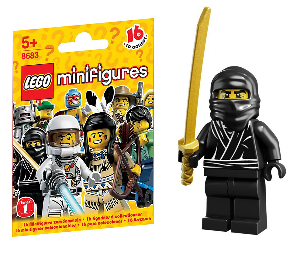 LEGO Minifigures 8683-12 pas cher, S?�rie 1 - Le ninja
