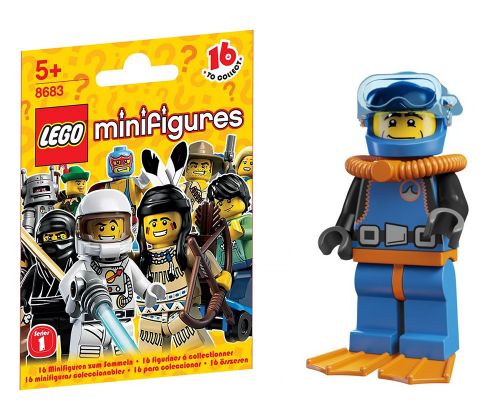 LEGO Minifigures 8683-15 Série 1 - Le plongeur