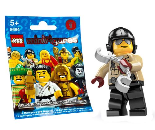 LEGO Minifigures 8684-06 Sérié 2 - L'agent de circulation