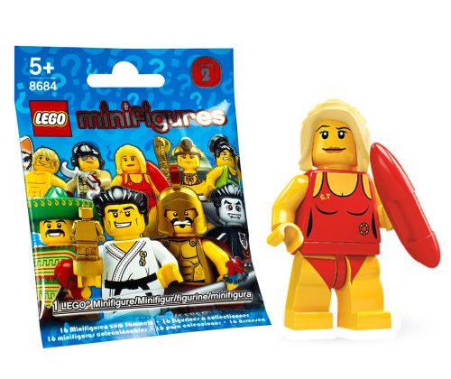 LEGO Minifigures 8684-08 Série 2 - La secouriste