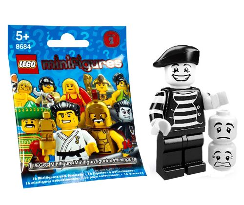 LEGO Minifigures 8684-09 Série 2 - Le mime