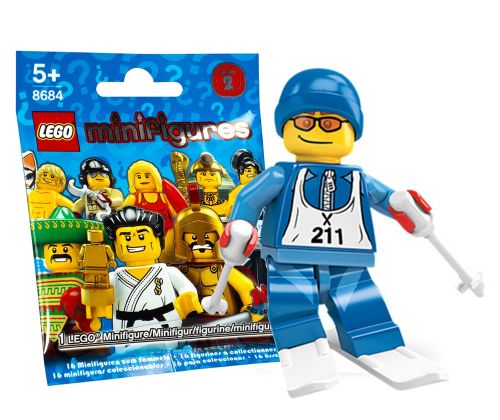 LEGO Minifigures 8684-12 Série 2 - Le skieur