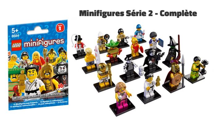 LEGO Minifigures 8684-17 Série 2 - Complète