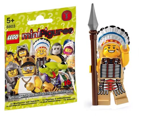 LEGO Minifigures 8803-03 Série 3 - Le chef de tribu