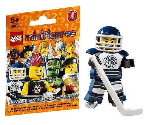 LEGO Minifigures 8804-08 Série 4 - Le hockeyeur