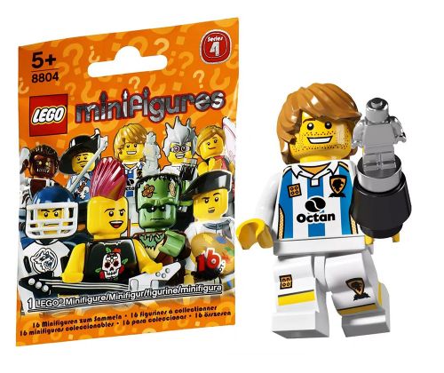 LEGO Minifigures 8804-11 Série 4 - Le footballeur