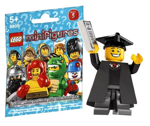 LEGO Minifigures 8805-01 Série 5 - L'étudiant diplômé