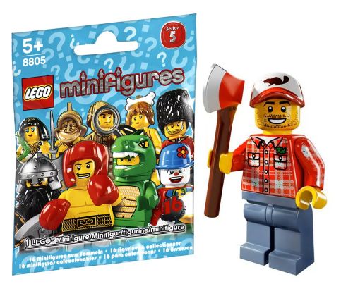LEGO Minifigures 8805-08 Série 5 - Le bûcheron