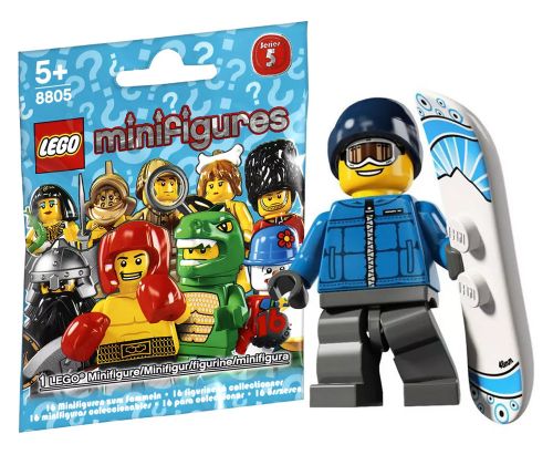 LEGO Minifigures 8805-16 Série 5 - Le snowboarder