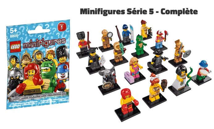 LEGO Minifigures 8805-17 Série 5 - Complète