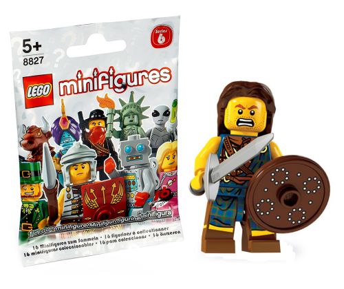 LEGO Minifigures 8827-02 Série 6 - Le combattant écossais