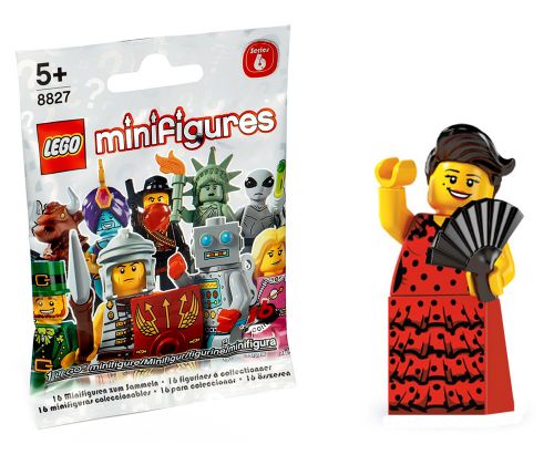 LEGO Minifigures 8827-06 Série 6 - Une danseuse de flamenco