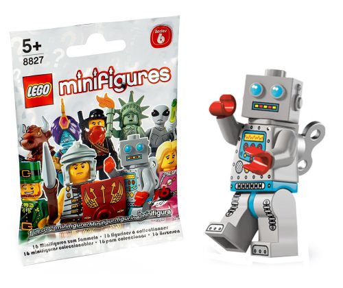 LEGO Minifigures 8827-07 Série 6 - Le robot horloger