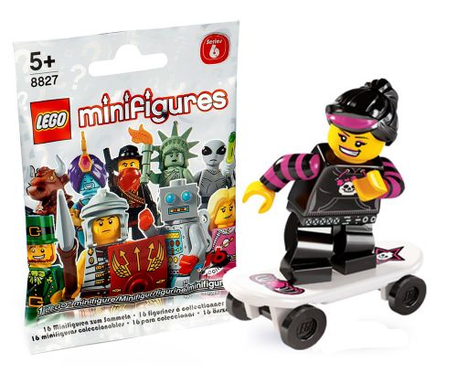 LEGO Minifigures 8827-12 Série 6 - La skateuse