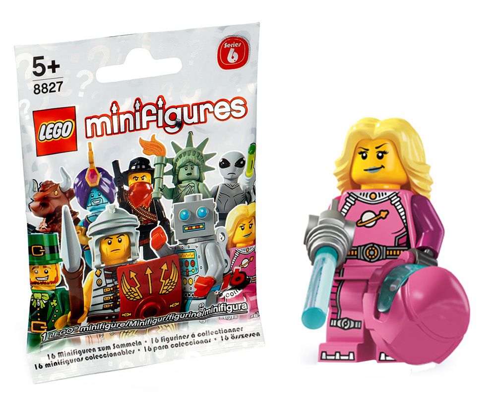 LEGO Minifigures 8827-13 pas cher, Série 6 - La fille intergalactique