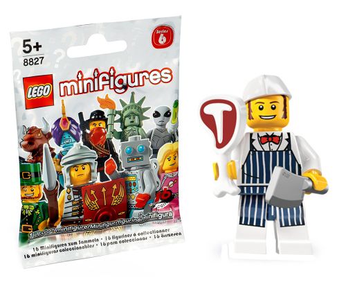 LEGO Minifigures 8827-14 Série 6 - Le boucher