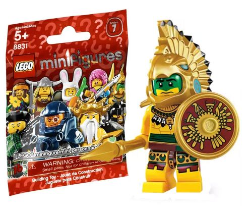 LEGO Minifigures 8831-02 Série 7 - Un guerrier aztèque