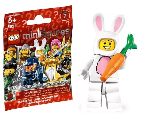 LEGO Minifigures 8831-03 Série 7 - Un homme en costume de lapin