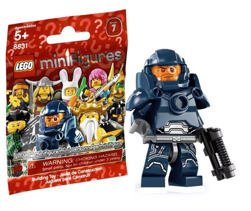 LEGO Minifigures 8831-08 Série 7 - Le garde galactique