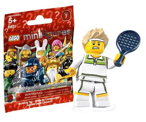 LEGO Minifigures 8831-09 Série 7 - Un champion de tennis