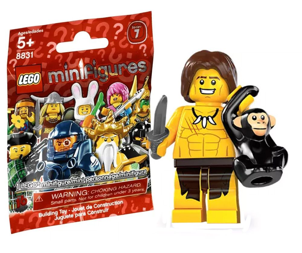 LEGO Minifigures 8831-10 pas cher, Série 7 - Le garçon de la jungle