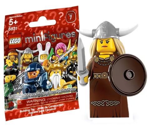 LEGO Minifigures 8831-13 Série 7 - La femme Viking
