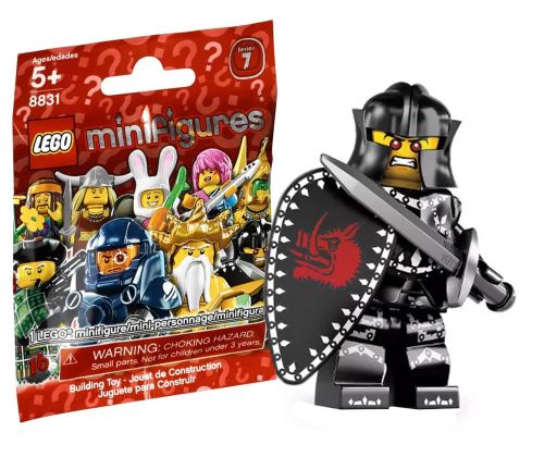 LEGO Minifigures 8831-14 Série 7 - Un chevalier maléfique