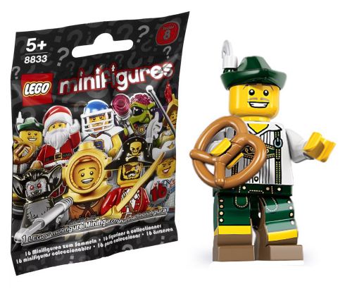 LEGO Minifigures 8833-03 Série 8 - L'homme en short tyrolien