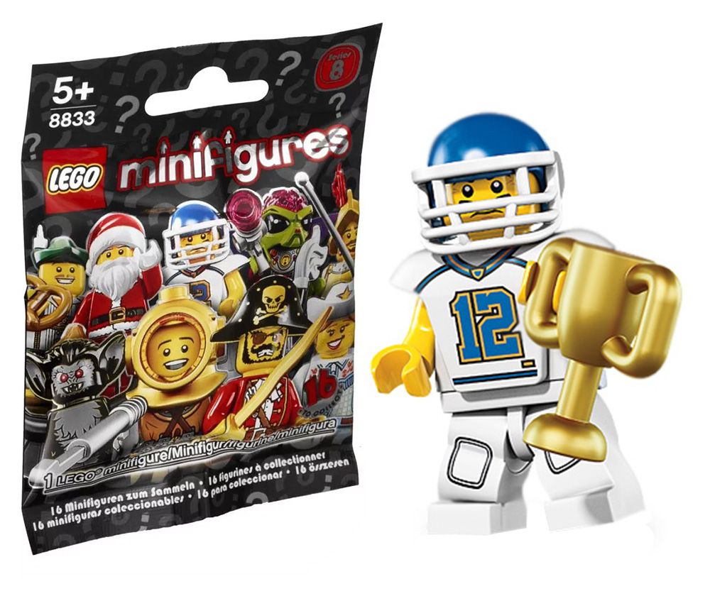 LEGO Minifigures 8833-05 pas cher, Série 8 - Le joueur de football