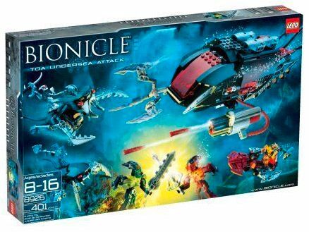 LEGO Bionicle 8926 L'attaque sous-marine des Toa