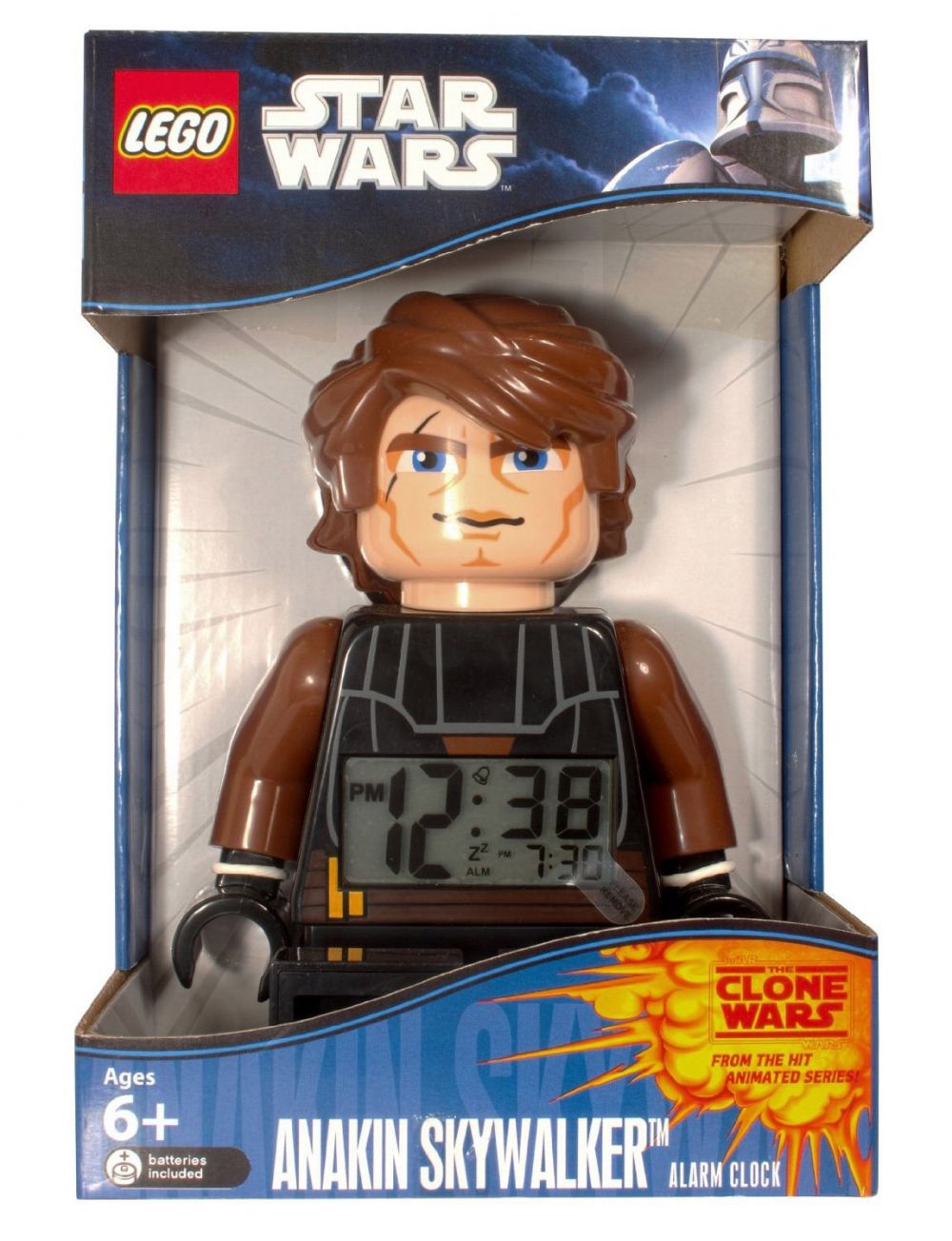 LEGO Horloges & Réveils 9003073 pas cher, Réveil figurine Anakin Skywalker