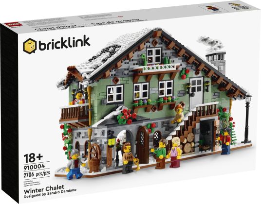 LEGO Bricklink 910004 Chalet d'hiver