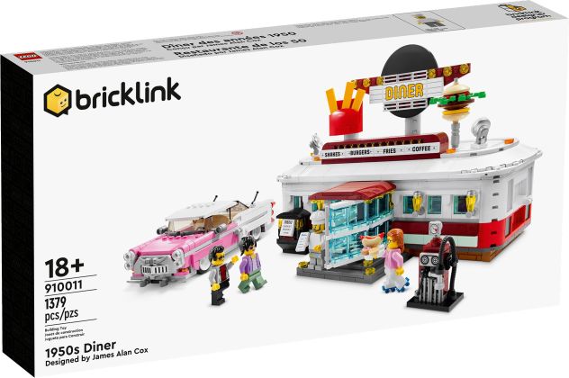 LEGO Bricklink 910011 Dîner des années 1950