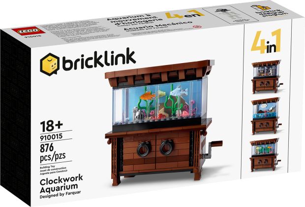 LEGO Bricklink 910015 Aquarium à mouvement d'horlogerie