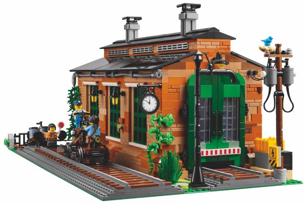 LEGO Bricklink 910033 Ancien entrepôt à locomotives
