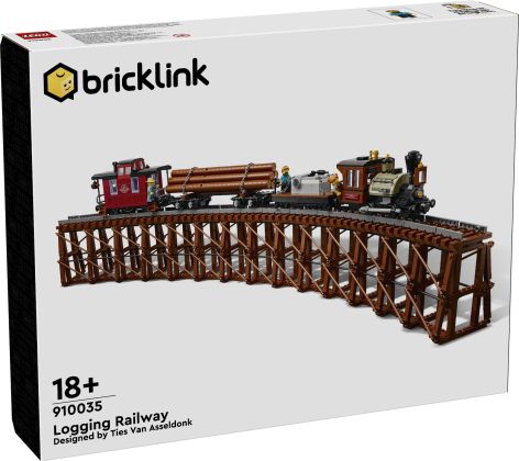 LEGO Bricklink 910035 Le rail de transport de bois