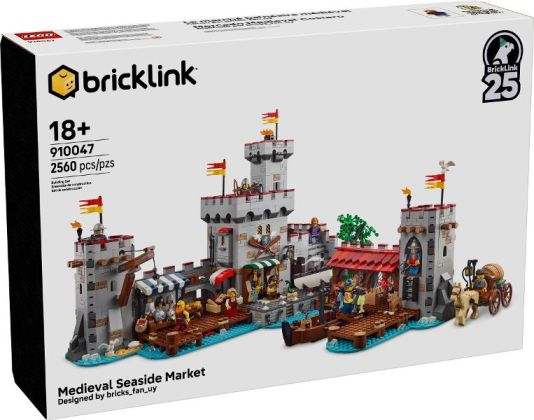 LEGO Bricklink 910047 Marché médiéval au bord de la mer