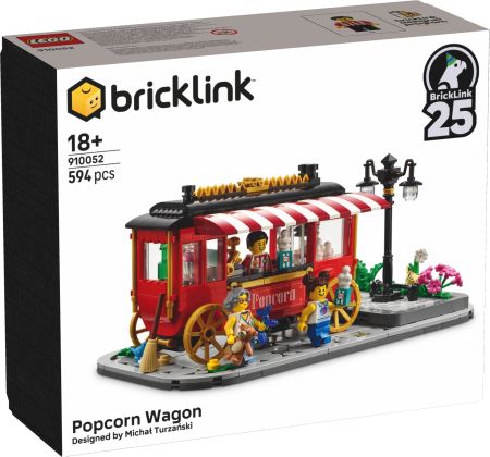 LEGO Bricklink 910052 Chariot à pop-corn